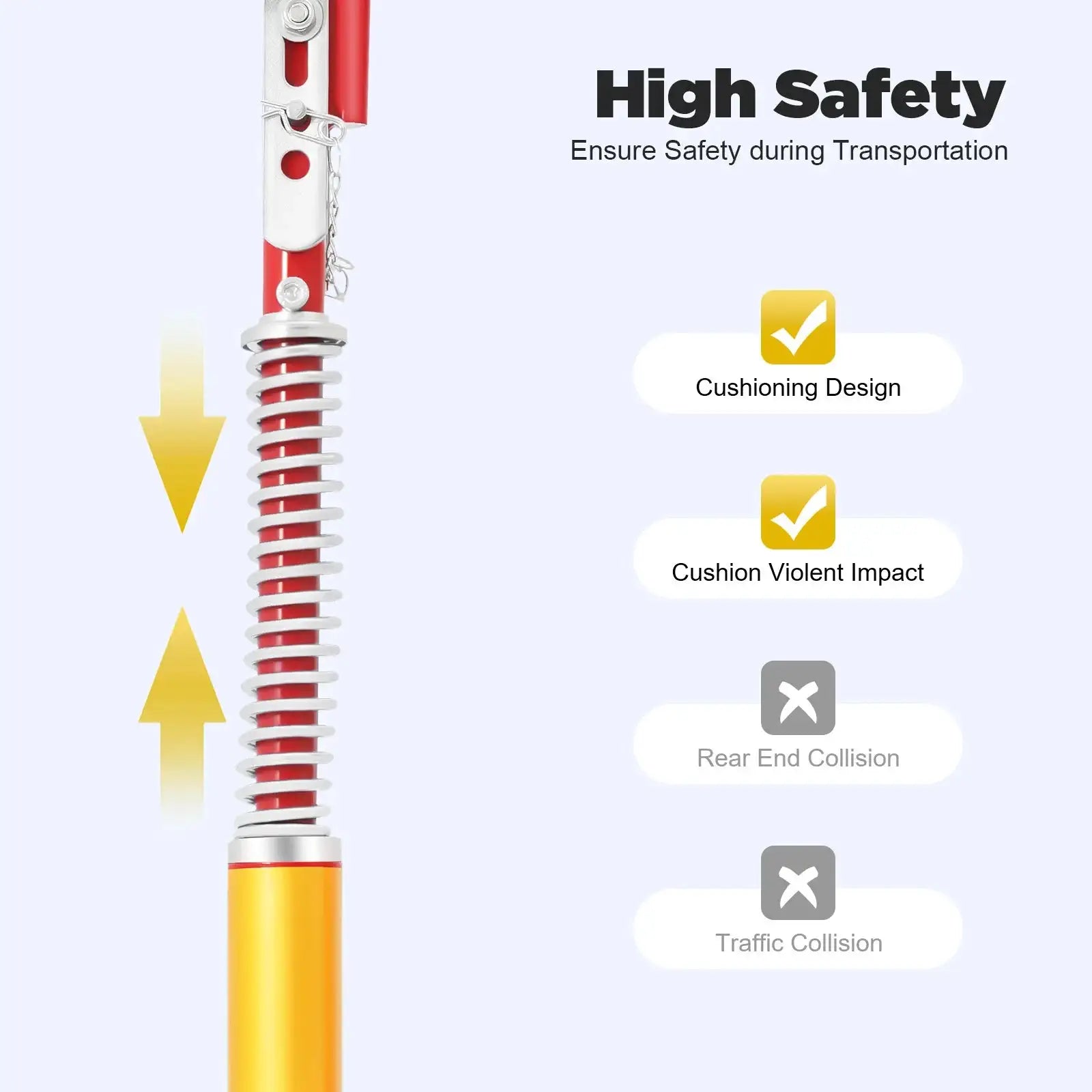 Trailer Bar 5T Towing Pole &ndash; Heavy Duty Cushioned Tow Rod