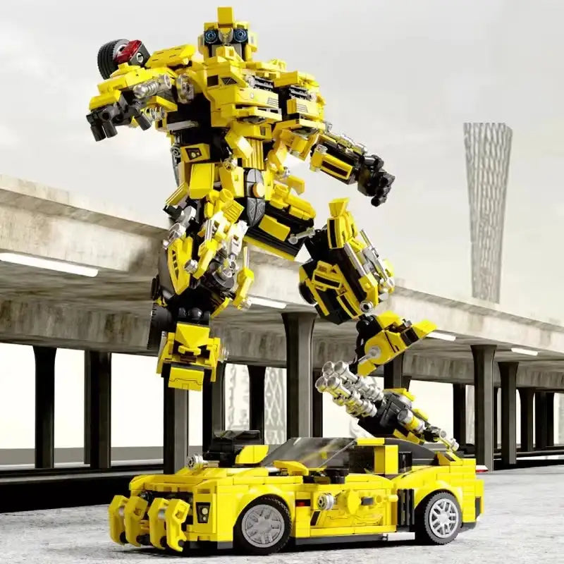ToylinX 478pcs Transforming 2in1 Robot Truck Set For Kids