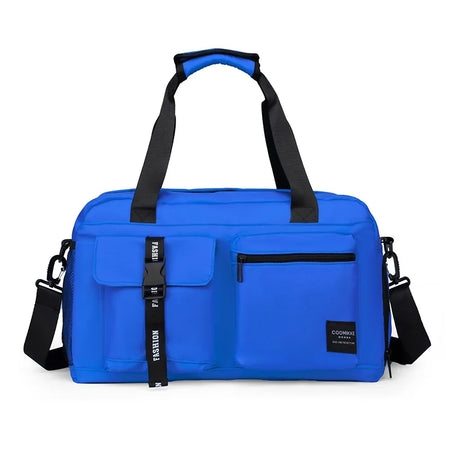 Large Fitness Bag Sp - Dry Wet Separation Pocket For Gym Blue 1