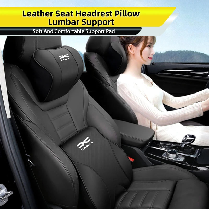 Dacia Duster Autostoel Hoofsteun Lendensteun Kussen voor Rugleuning