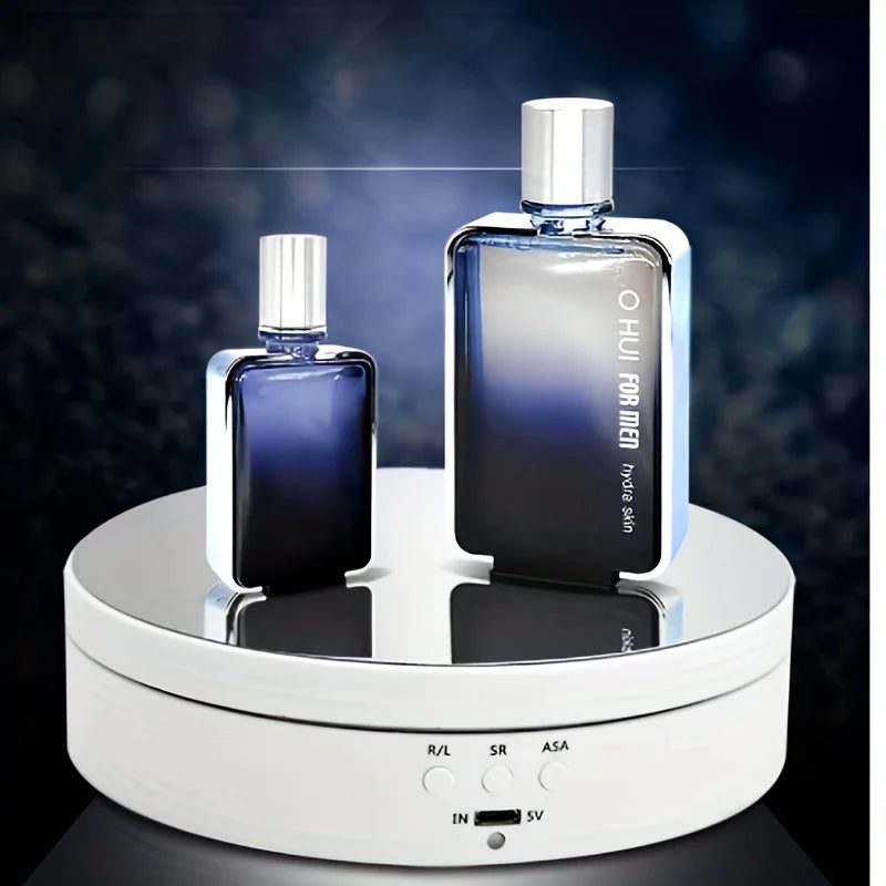 Rotating Display Stand &ndash; USB Cable Included For Photoshoots WHITE 2