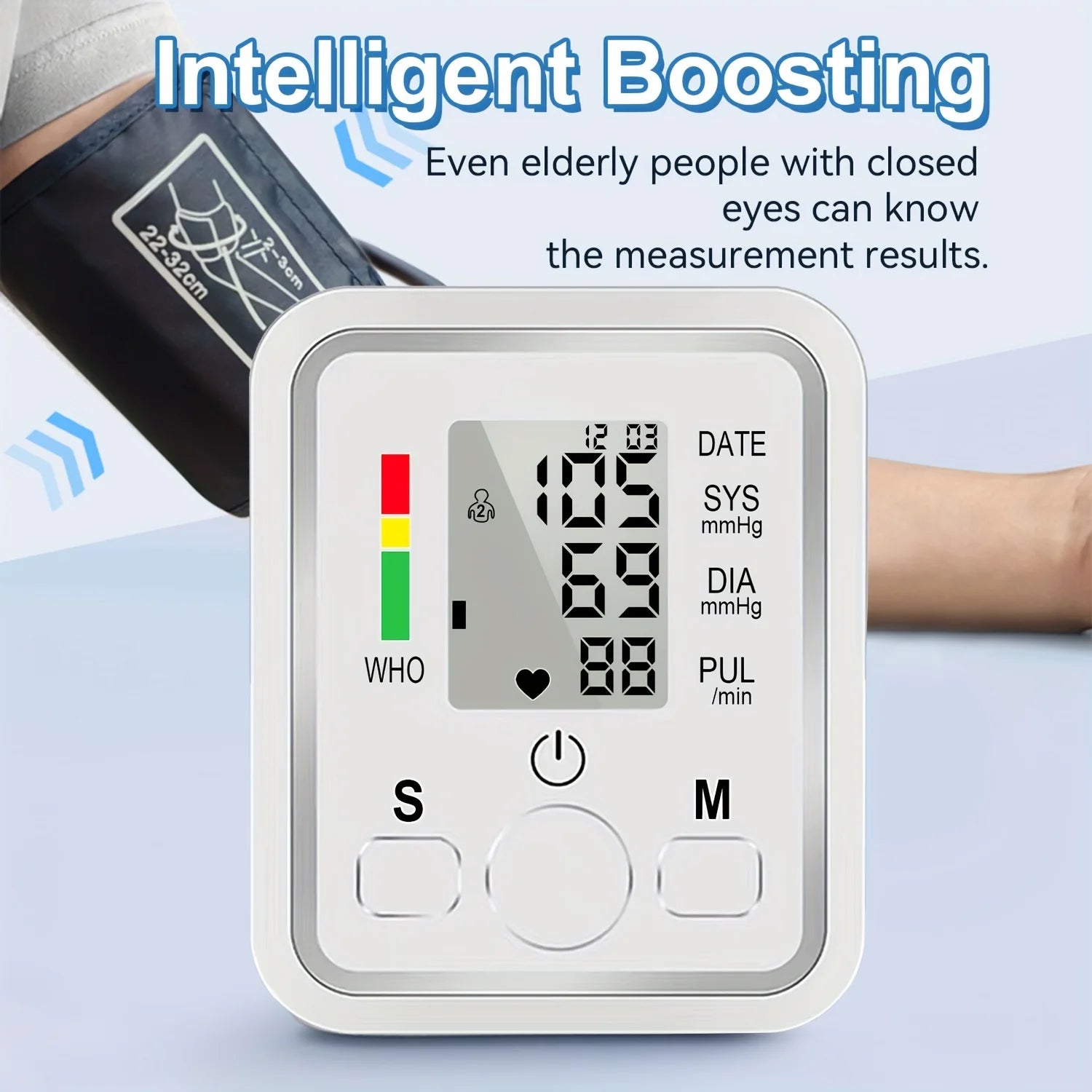 Portable Blood Pressure Monitor Arm &ndash; Automatic Readout