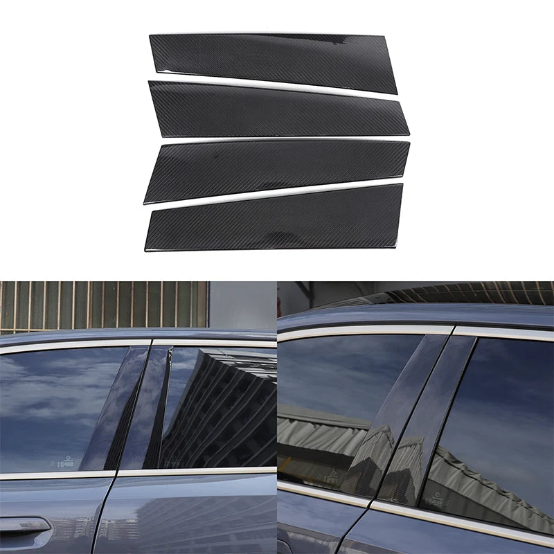 BMW 5 Series G60 Διακόσμηση Κεντρικού Κολώνα από Ανθρακονήματα 4 Τεμάχια