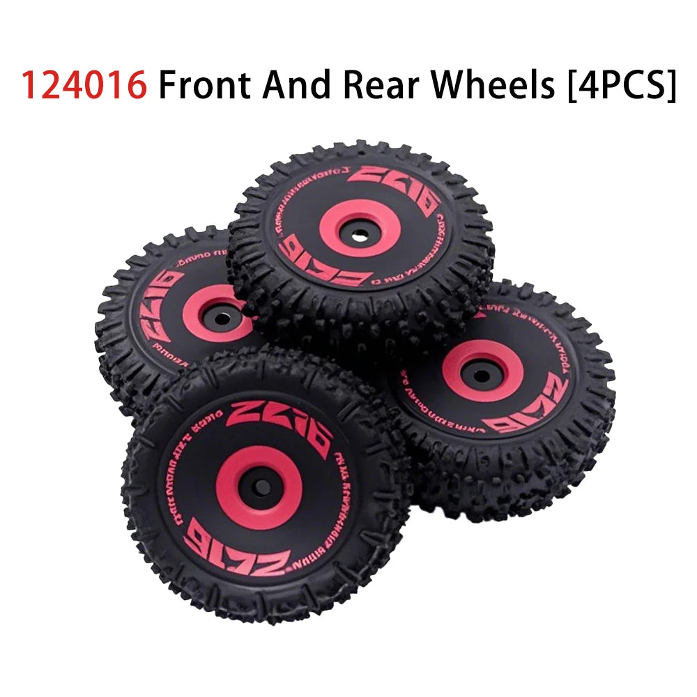 WLtoys RC Car Wheels Original Tires &ndash; OEM Quality Fit 124016 Front Rear