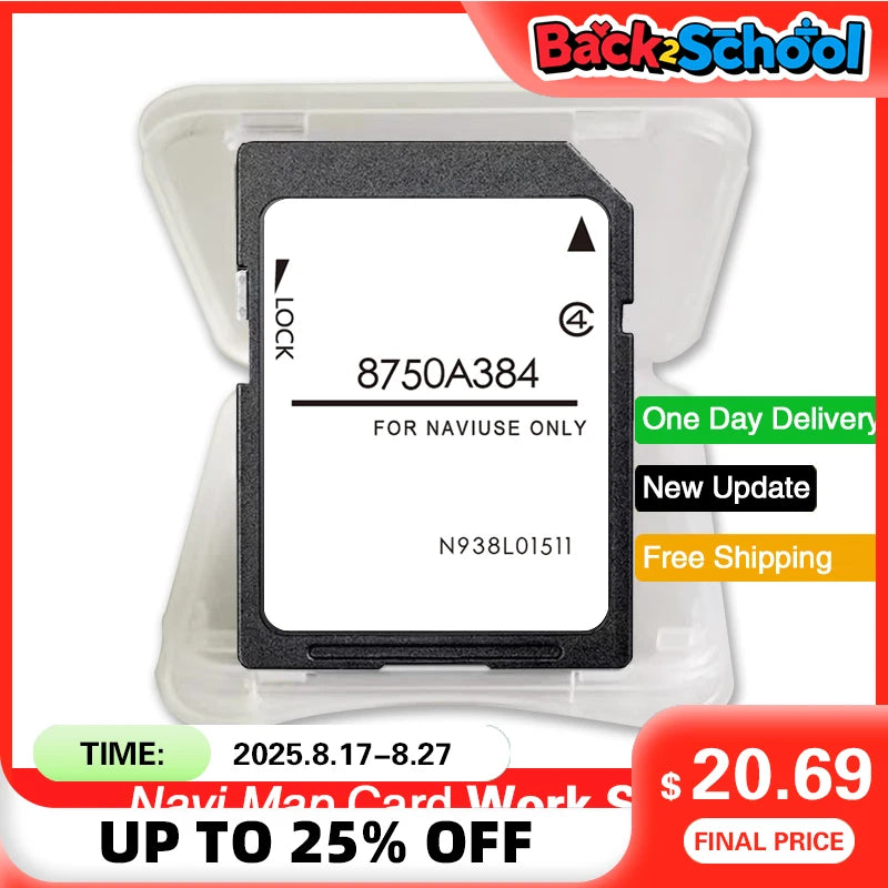MMCS Mitsubishi 8750A384 Navigation SD Card EU &ndash; Anti Fog CHINA / for Mitsubishi A384