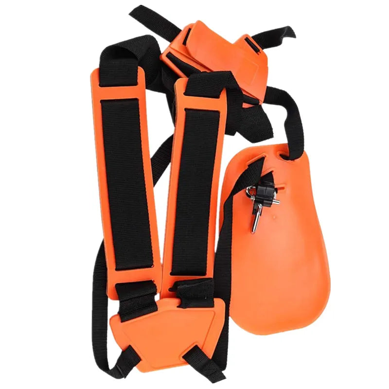 New Lawn Mower Harness Strap &ndash; Padded Dual Shoulder Straps
