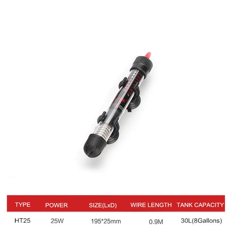 110v-220v Adjustable Temperature Thermostat Heater Rod for Aquariums 25W / EU 220-240V