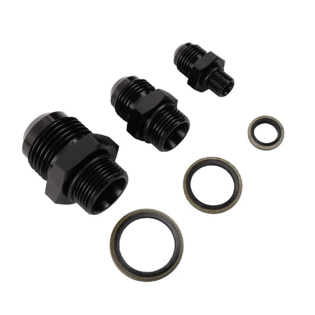 PIKBUK Aluminum AN8 Male to M10x1 M12/14/16/18x1.5 Adapter Flare Fitting Auto Hose Fitting Male Oil Cooler Fitting by InterCyprus Trading Ltd