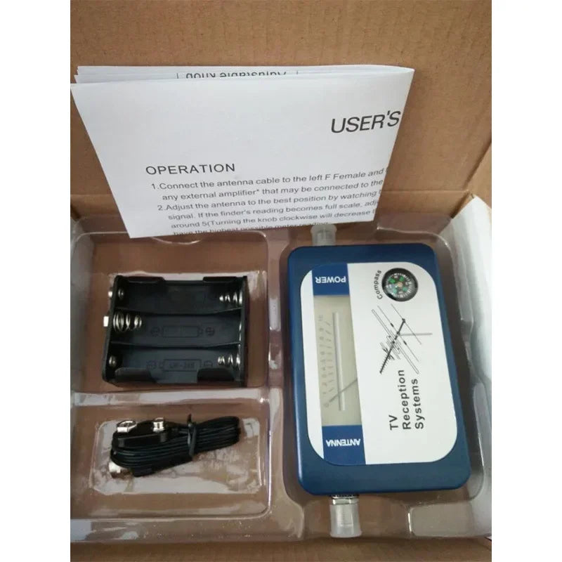 DVB-T Digital TV Antenna Finder with Compass Aerial Terrestrial Signal Meter Pointer TV Satellite Receiver Systems