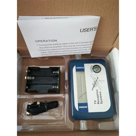 DVB-T Digital TV Antenna Finder with Compass Aerial Terrestrial Signal Meter Pointer TV Satellite Receiver Systems