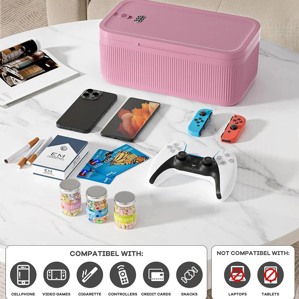 Lock Box With Locker &ndash; 2L Safe Storage For Office And Home