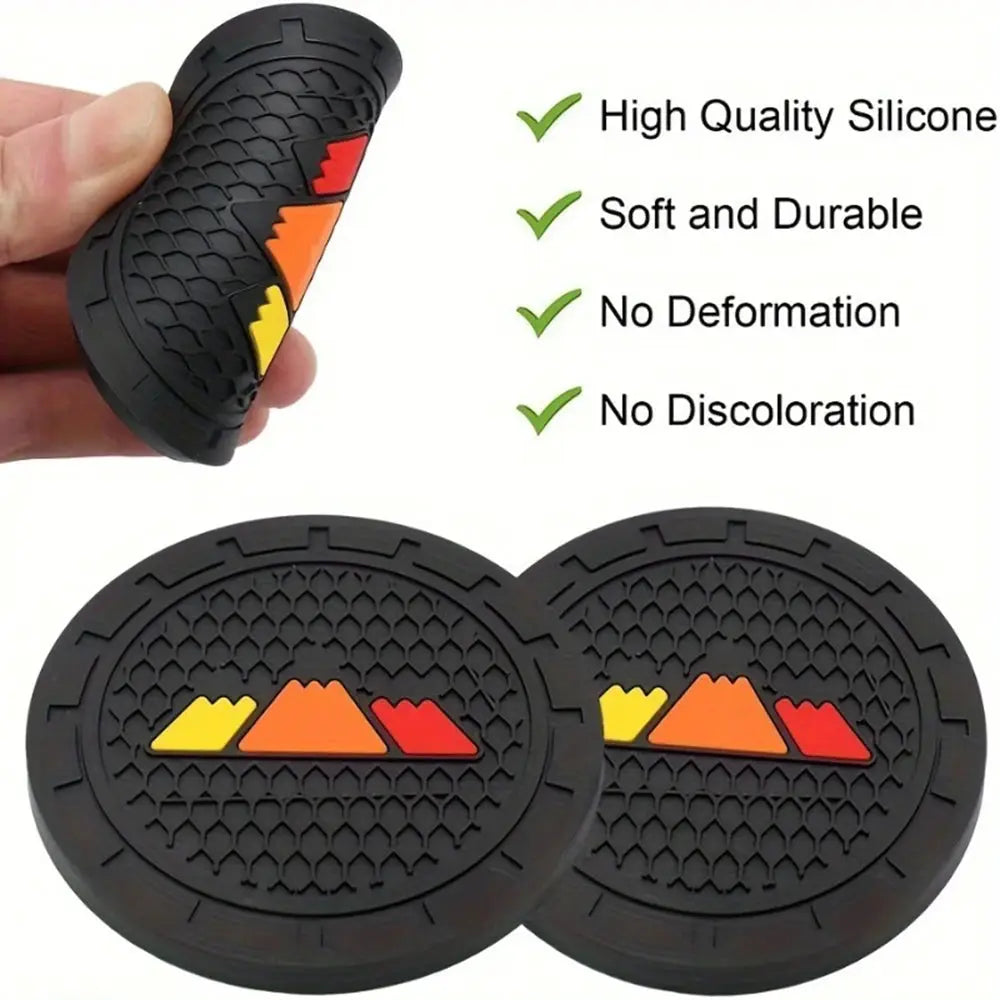 Silicone Cup Holder Coasters For Toyota Tacoma RAV4 2-Pack by InterCyprus Trading Ltd