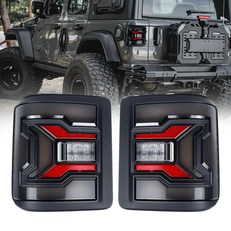 LED Tail Light Rear Brake Light for Jeep Wrangler JL 2018-2023 by InterCyprus Trading Ltd