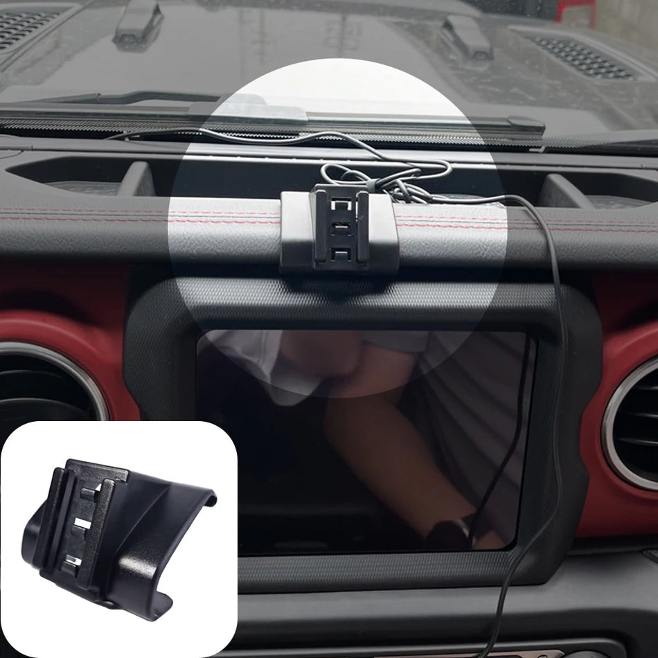Gravity Car Phone Holder With Wireless Charging for Jeep Wrangler 2018-2024