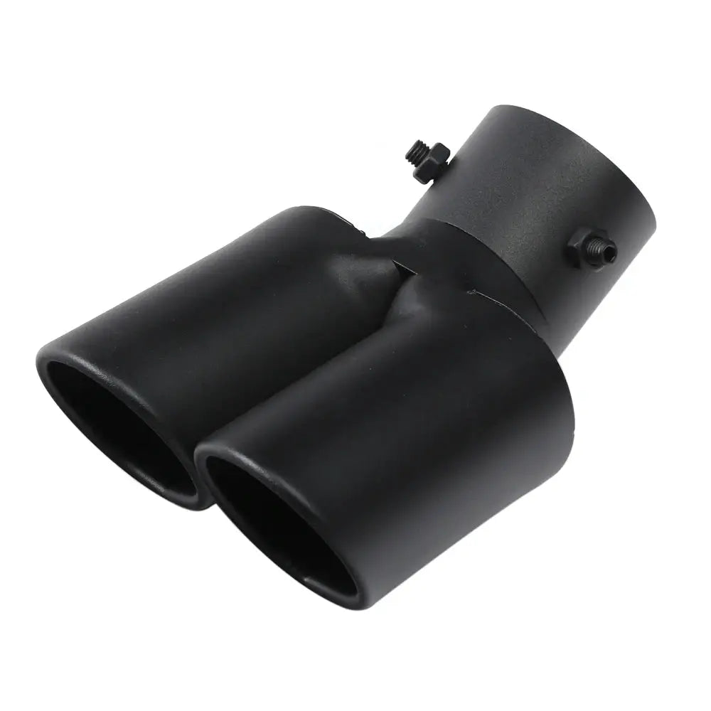 Universal Dual Exhaust Tip Stainless Steel Slant Cut Tip for Car Exhaust Pipe Extension Modification Decoration Muffler Tailpipe by InterCyprus Trading Ltd