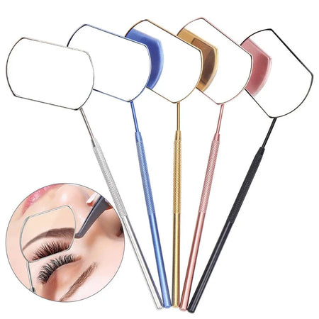 Eyelash Extension Checking Mirror with Long Handle