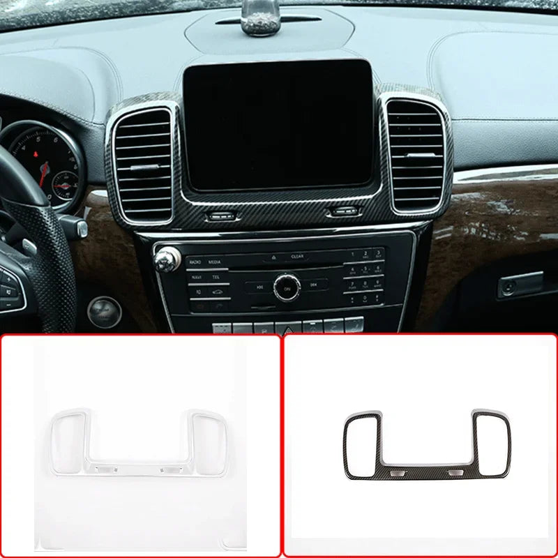 Cubierta del marco de salida de aire de fibra de carbono para GLS GLE W166