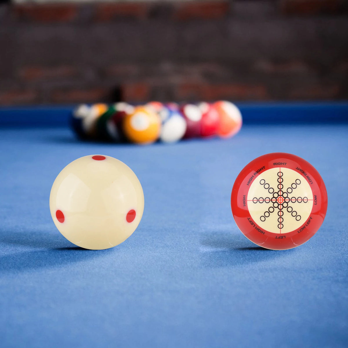 Red White Resin Billiard Ball &ndash; Long Lifespan Resin