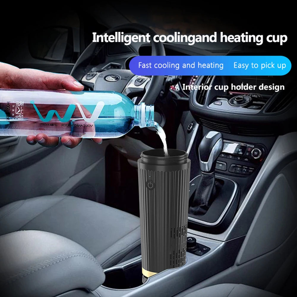 Smart 2 In 1 Car Heating Cooling Cup - Digital Temperature