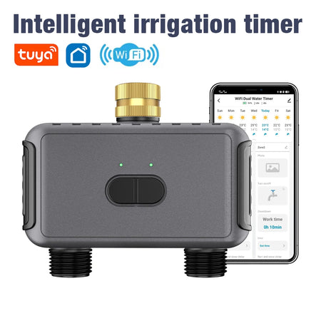 Tuya WiFi Water Timer Automatic Waterer 2 &ndash; Two Outlets