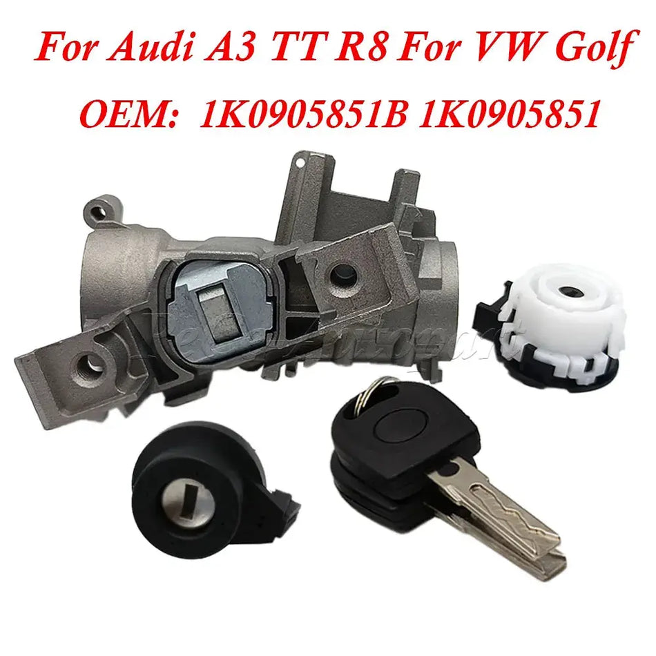Ignition Starter Switch for Audi VW Seat A3 TT Golf MK5 MK6 by InterCyprus Trading Ltd