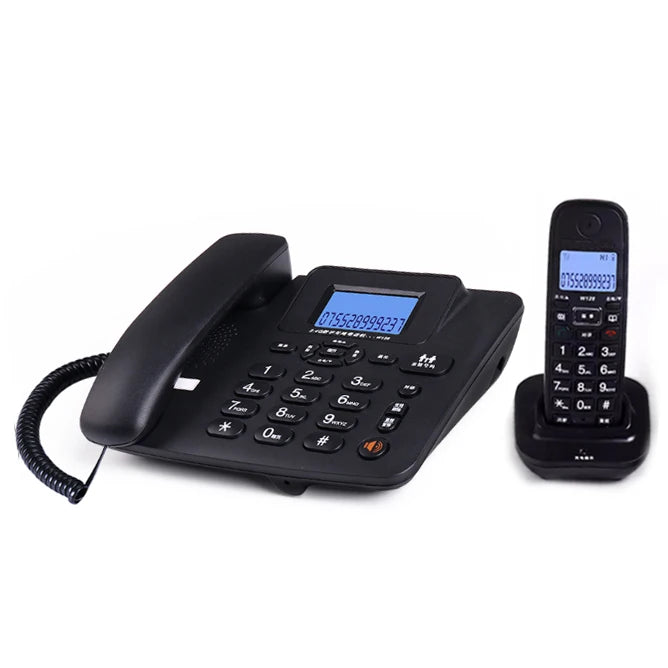 Kt13 Cordless Answering Machine 2.4G &ndash; Long Range 300m black 1 handset