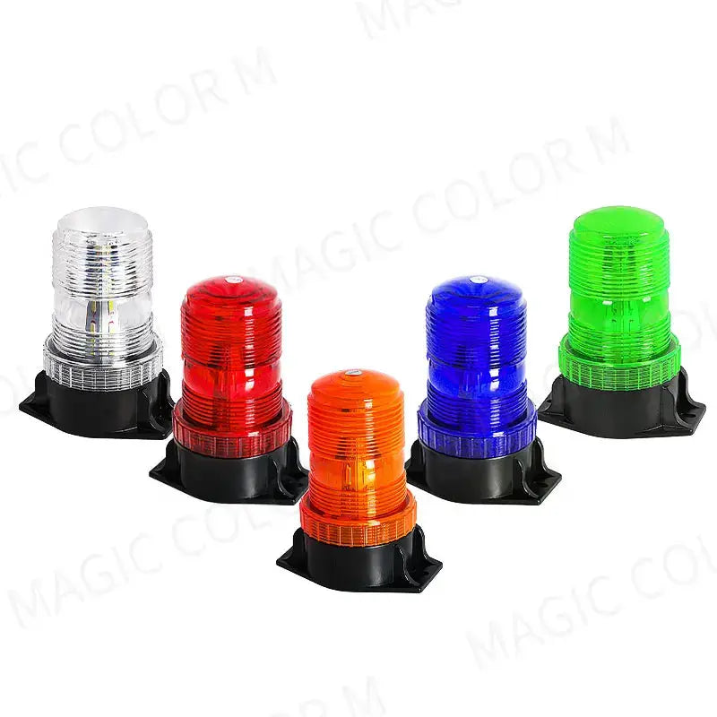 12-24V 48V 60V 80V 30 LED High Power Emergency Warning Flash Strobe Light Beacon for Forklift Truck School Bus Amber Blue Red by InterCyprus Trading Ltd