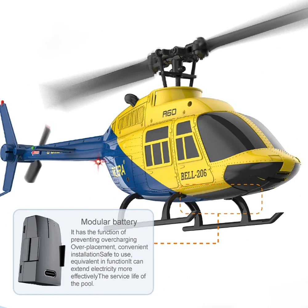 A60 4CH RC Helicopter &ndash; Altitude Hold Optical Flow Pro