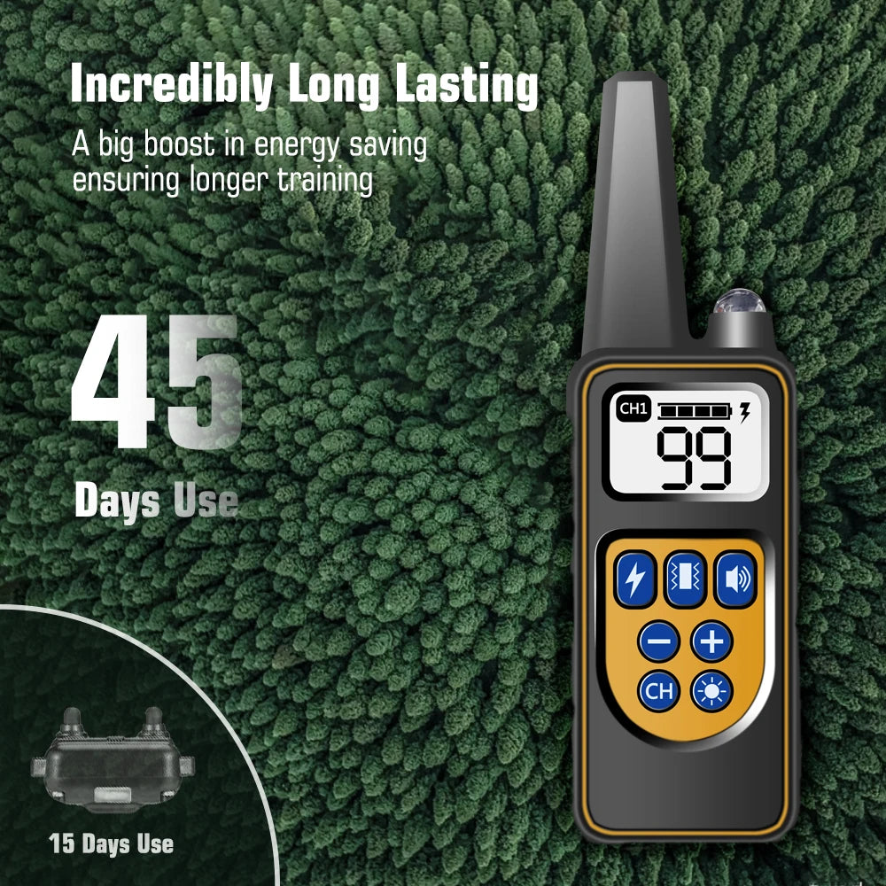 Versatile Waterproof Dog Training Collar with Remote and Beep Function