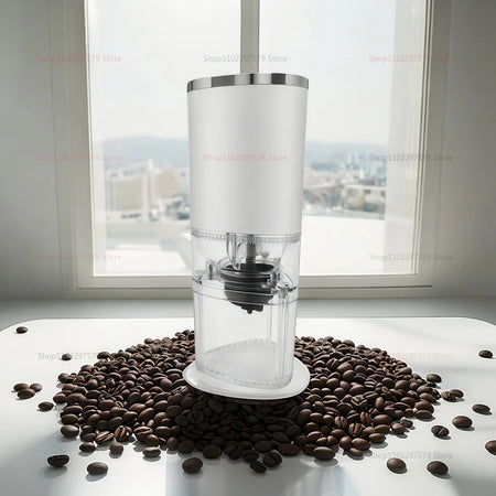 2025 Portable Hand Coffee Grinder &ndash; USB Rechargeable Burr