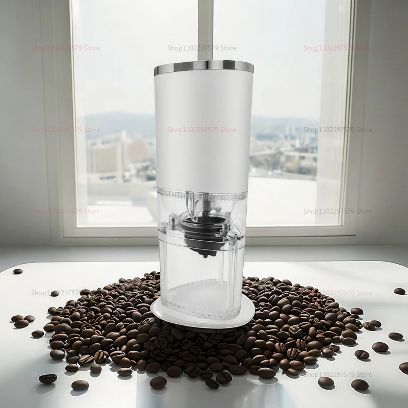 2025 Portable Hand Coffee Grinder &ndash; USB Rechargeable Burr