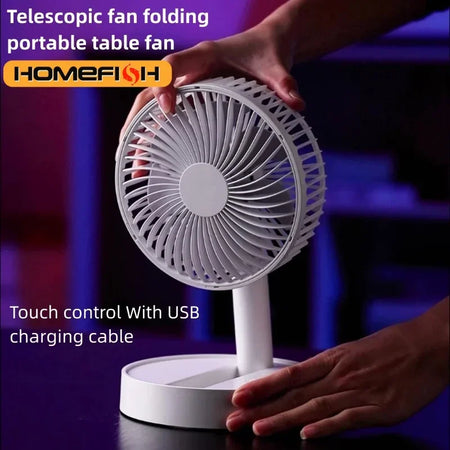 MIJIA Mini Folding USB Desktop Fan - 4 Speed Timer