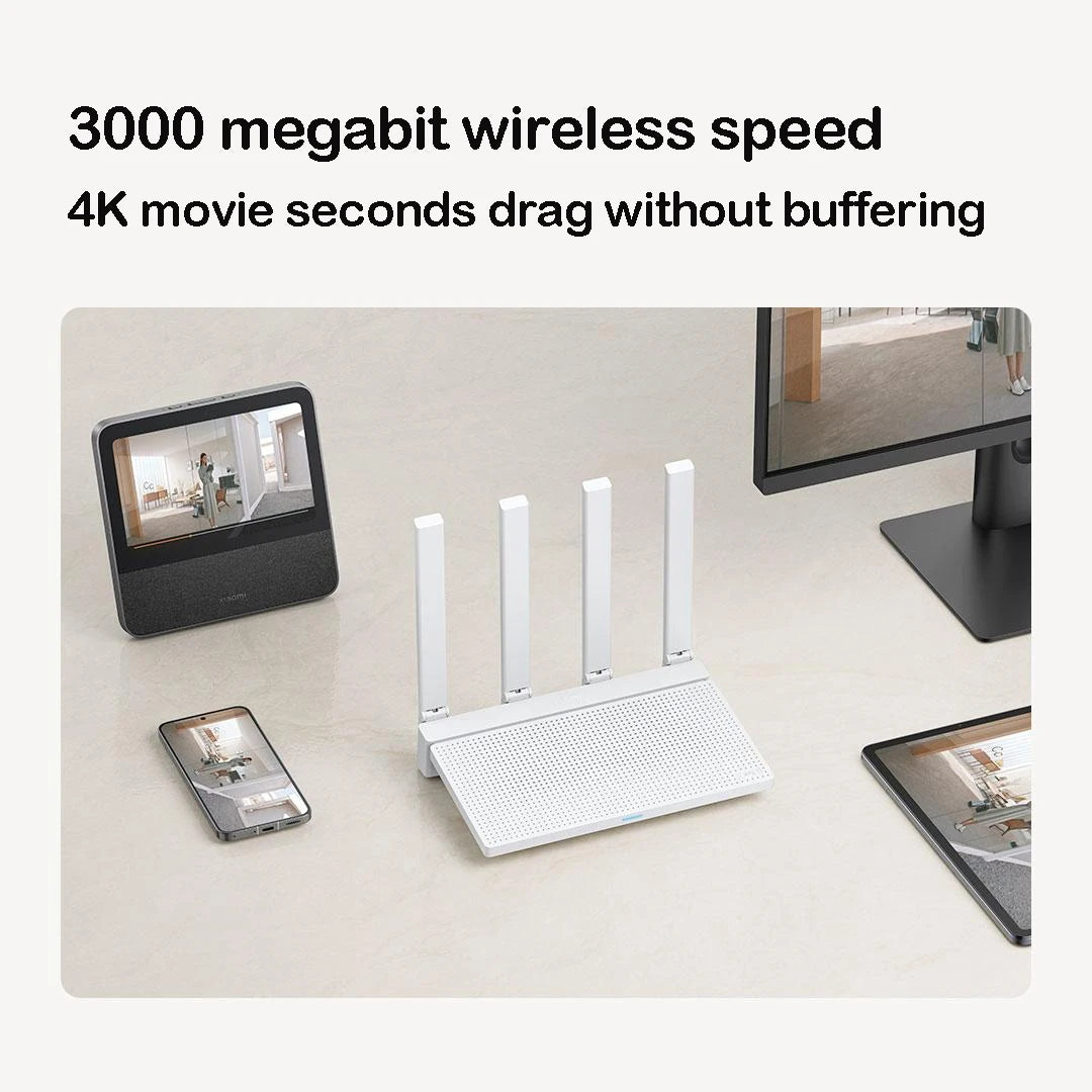 Xiaomi AX3000T Router &ndash; WiFi 6 Mesh Dual WAN Repeater