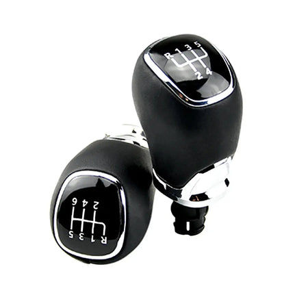 Gear Shift Knob, Gaiter, Boot Cover Collar for Skoda Octavia A7 MK3 5/6 Speed by InterCyprus Trading Ltd
