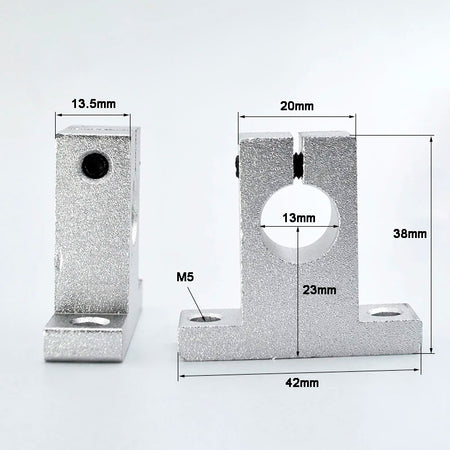 2Pcs Linear Bearing Rail Support SK8 SK25 Bracket &ndash; Easy 13mm / CHINA / 2Pcs