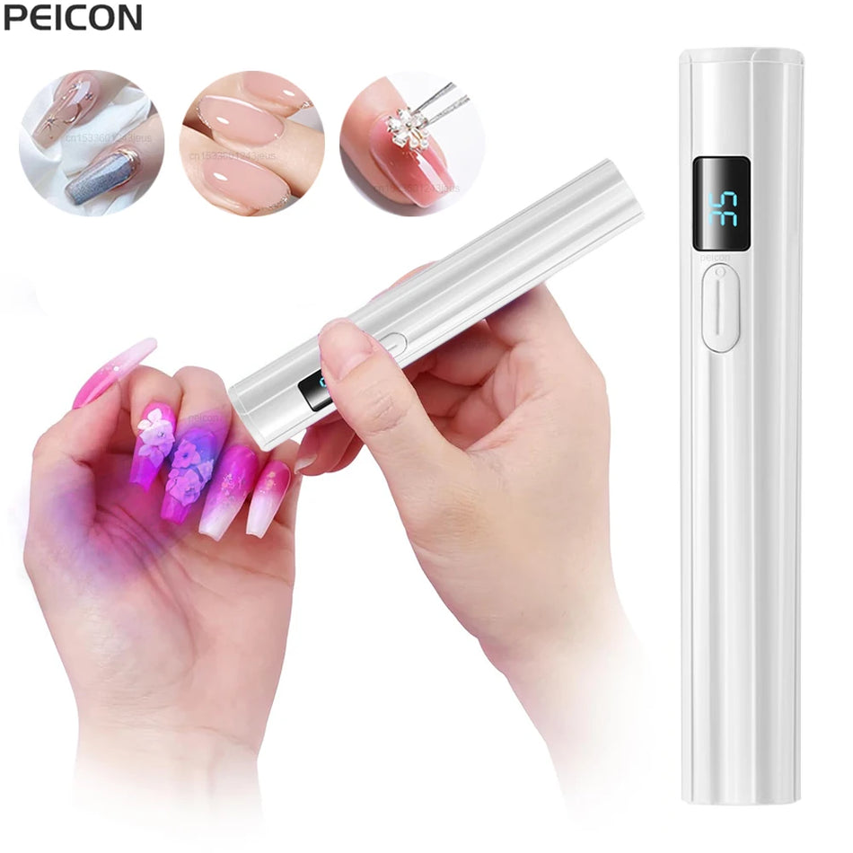 Mini-UV-LED-Nagellampe für Maniküre, tragbarer Nageltrockner