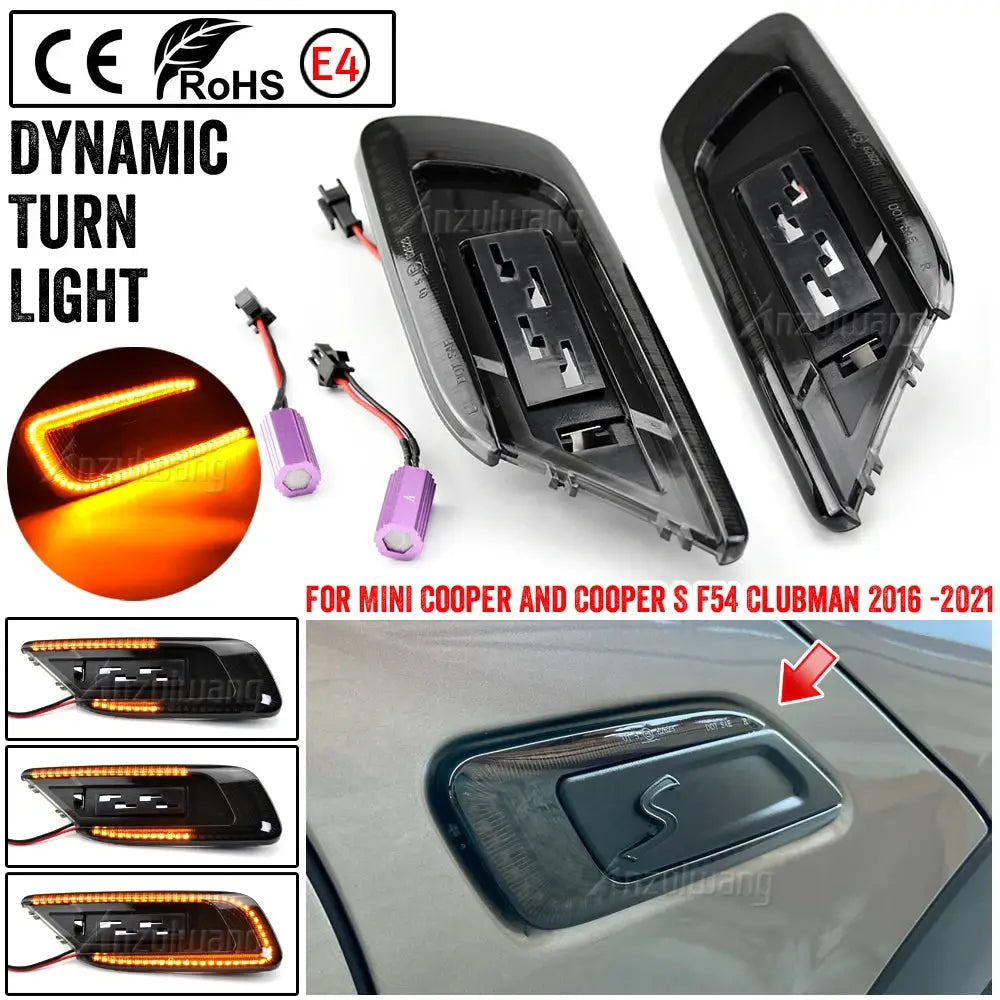 LED Sequential Turn Signal Lights for Mini Cooper F54 Clubman by InterCyprus Trading Ltd