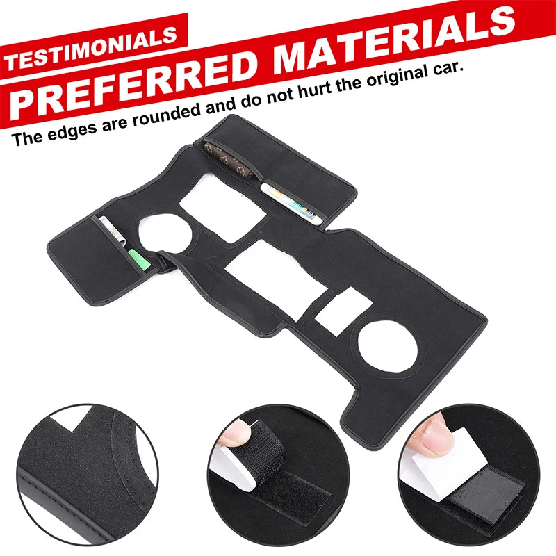 Черная наклейка на консоль для Toyota FJ Cruiser 2007-2021