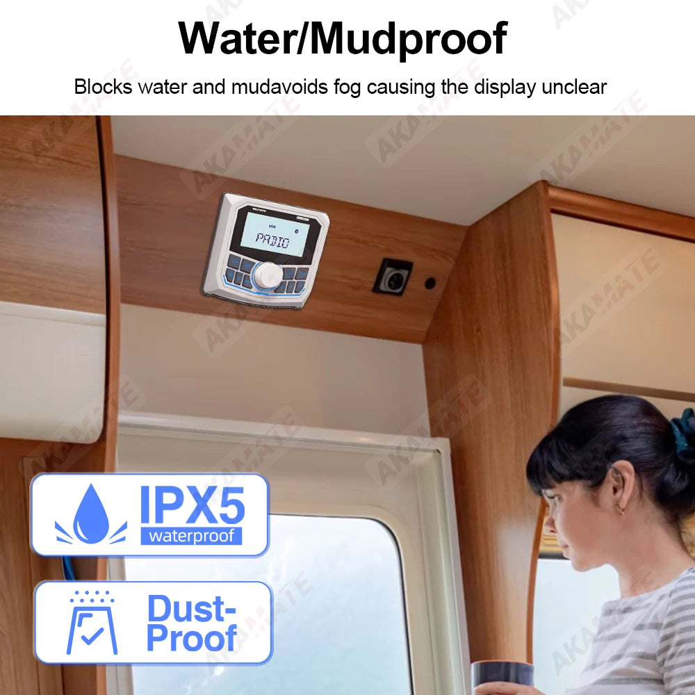 MS-21RV W &ndash; Waterproof Bluetooth Marine Stereo IPX5