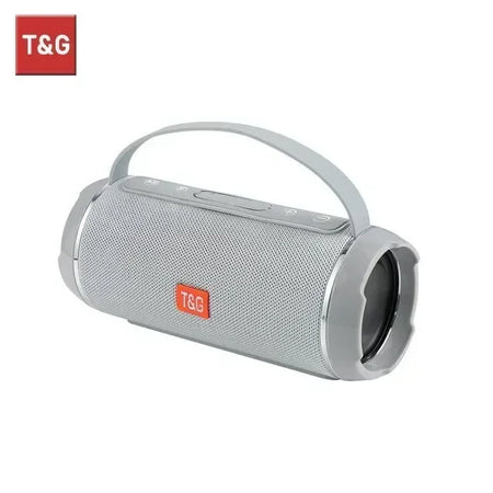 Powerful Waterproof TWS Bluetooth Speaker with 3D Stereo Sound Gray / 800mAh