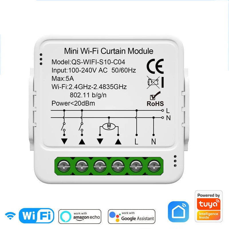 Smart Curtain Switch Module WiFi A / CHINA