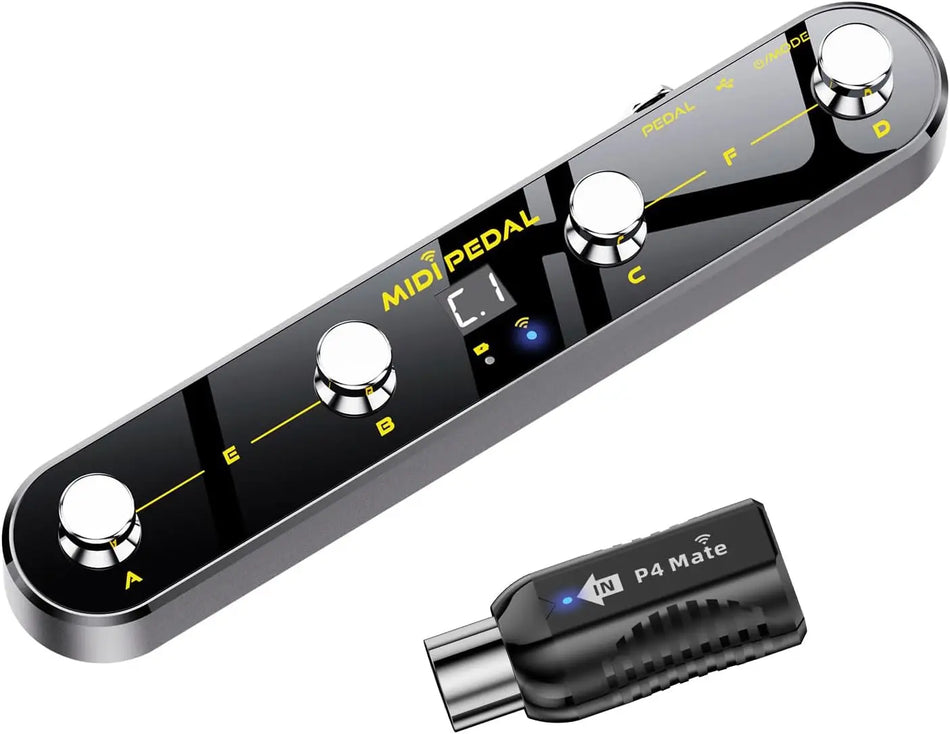 Wireless MIDI Foot Controller Mate &ndash; Bluetooth 5.3 MIDI