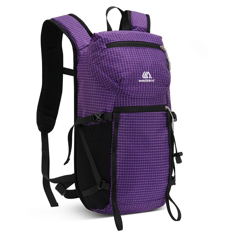 WEIKANI Hiking Backpack &ndash; Comfortable For Outdoor Trips Purple