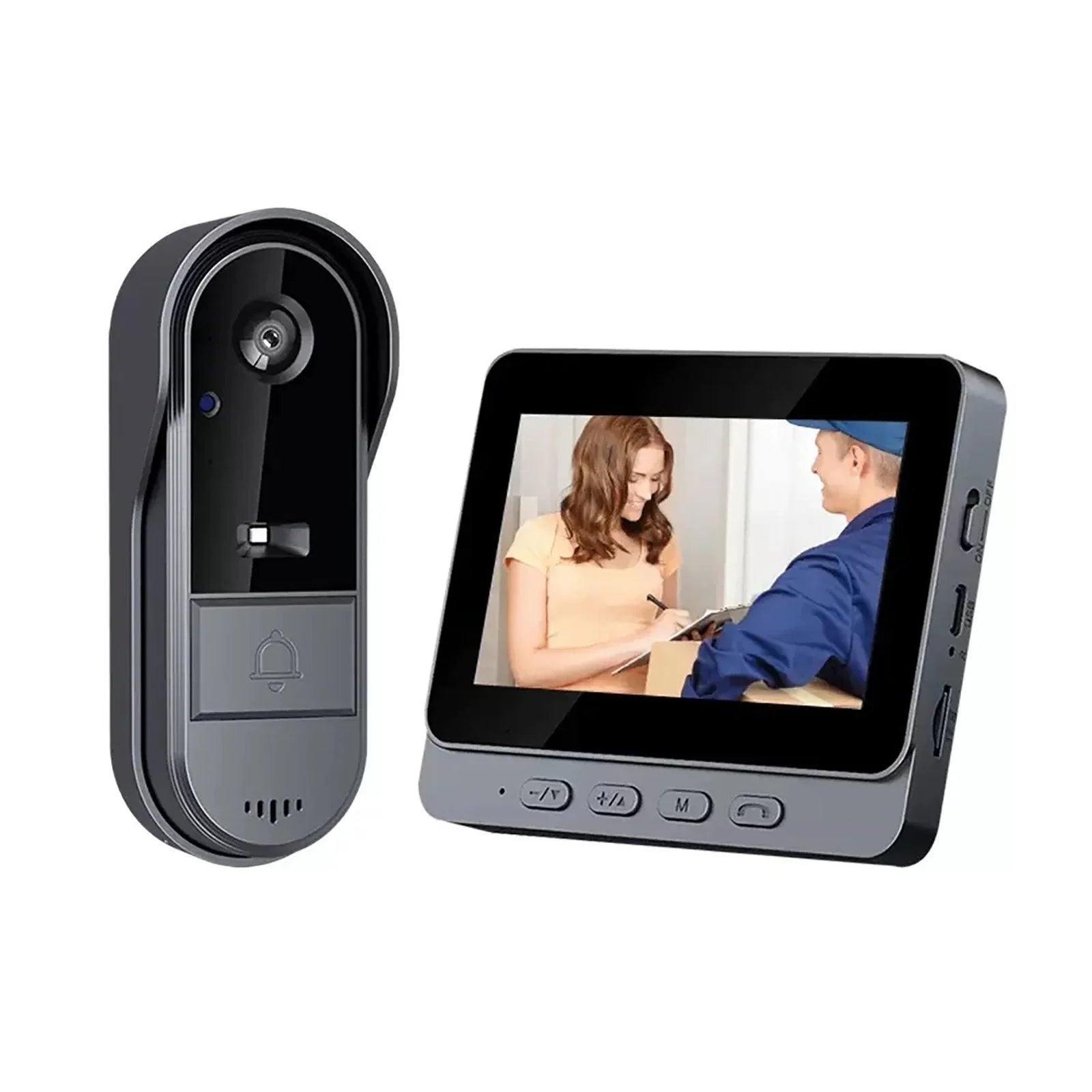 Luxuglow Wireless Intercom Doorbell - Night Vision HD No Card