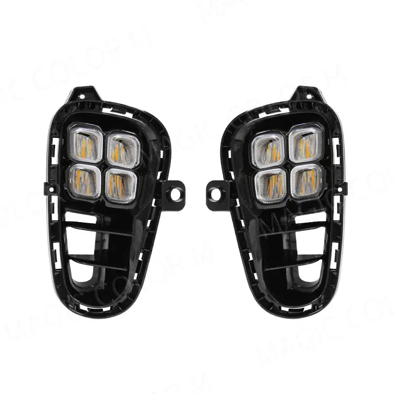 DRL For Kia RIO 2017 2018 2019 2020 Led Daytime Running Lights Daylight Turn Signal Headlight Fog Lamp by InterCyprus Trading Ltd