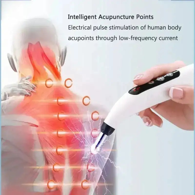 Shock Wave Red Light Therapy Device For Back Pain Massager