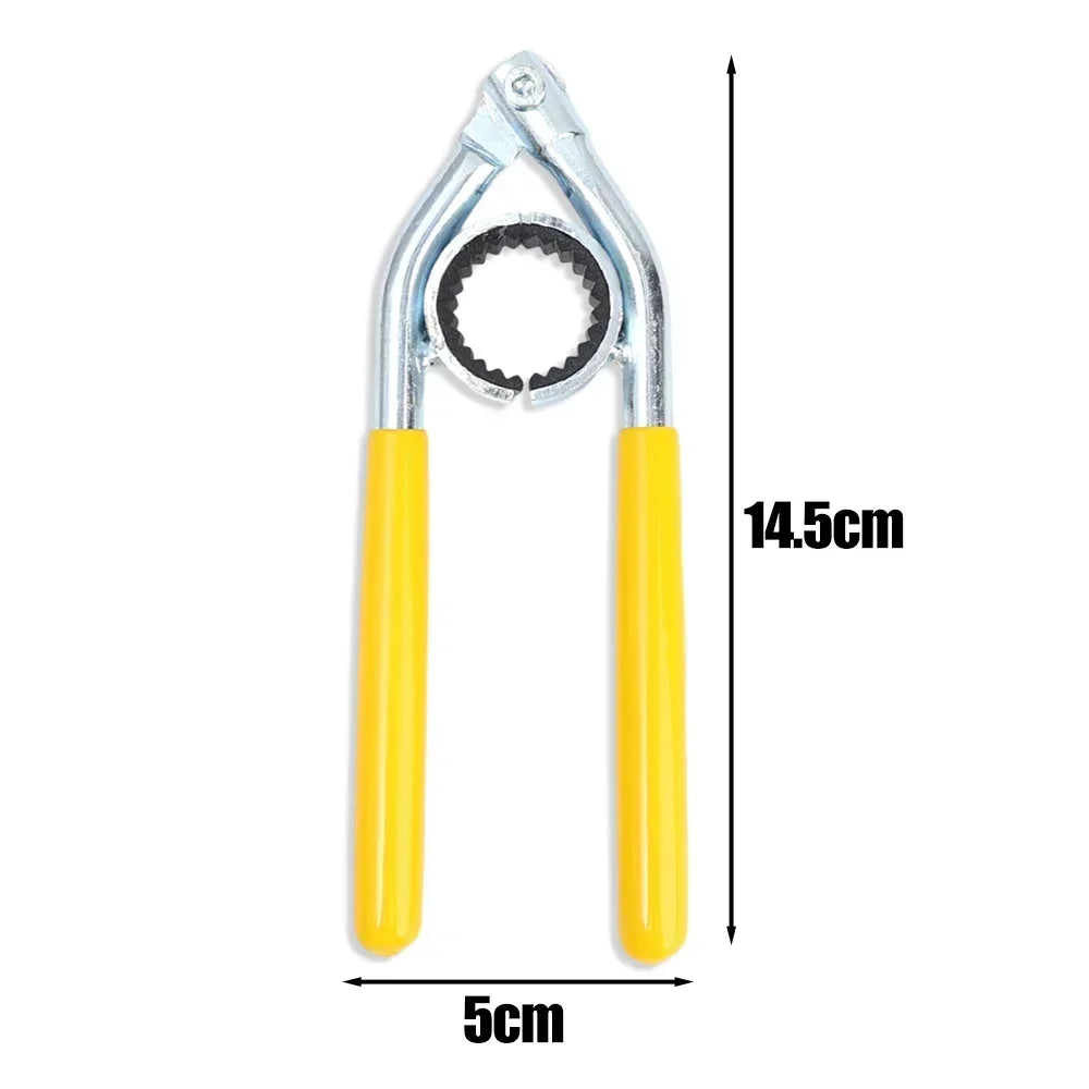 Multi-Functional Faucet Spout Removal Wrench - Torque &amp; Repair Tool Yellow / 14.5x5cm