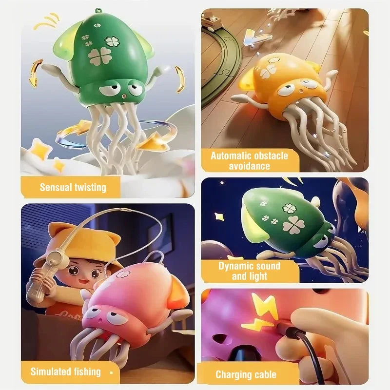 Funny Electric Crawling Octopus &ndash; Interactive Stress Relief Gift