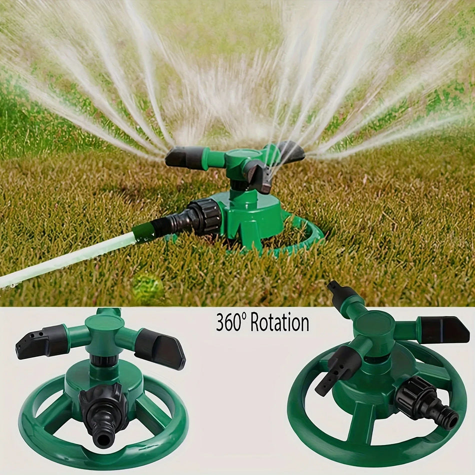 360 Degree Automatic Rotating Garden Lawn Sprinkler - Efficient Watering Irrigation System