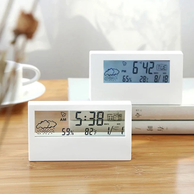 LED Thermometer Hygrometer Weather Station &ndash; Alarm Clock